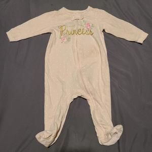 Baby Girl's Gerber Happy Little Princess 100% Cotton Polka Dot Pink 0-3M